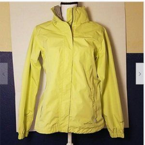 Eddie Bauer Jacket with Hidden Hood Lime Color M